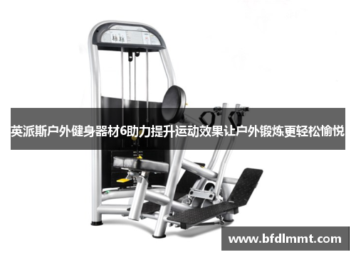 英派斯户外健身器材6助力提升运动效果让户外锻炼更轻松愉悦